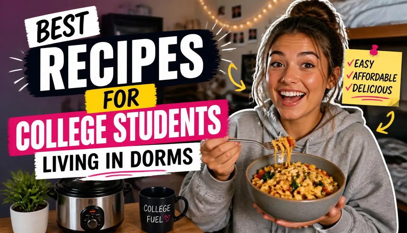 Best Recipes for College Students Living in Dorms