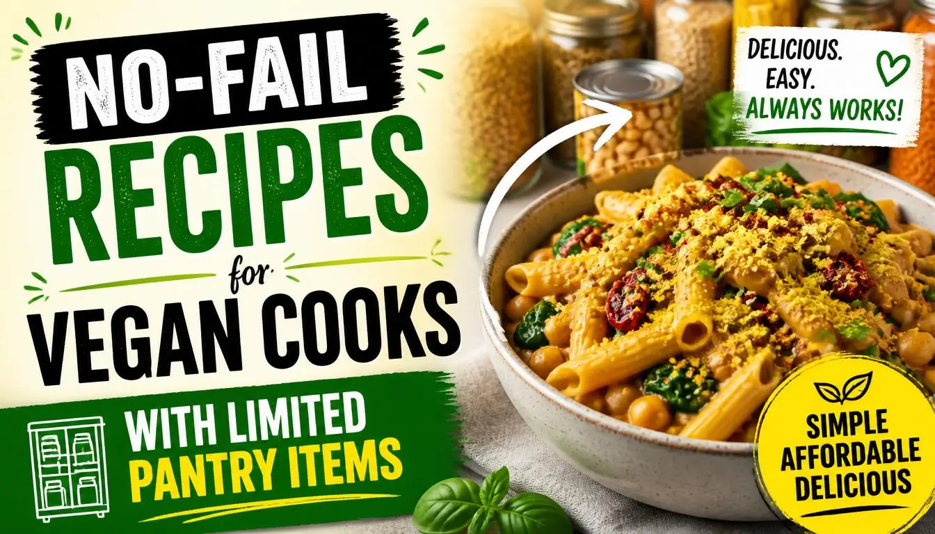 No-Fail Recipes for Vegan Cooks With Limited Pantry Items